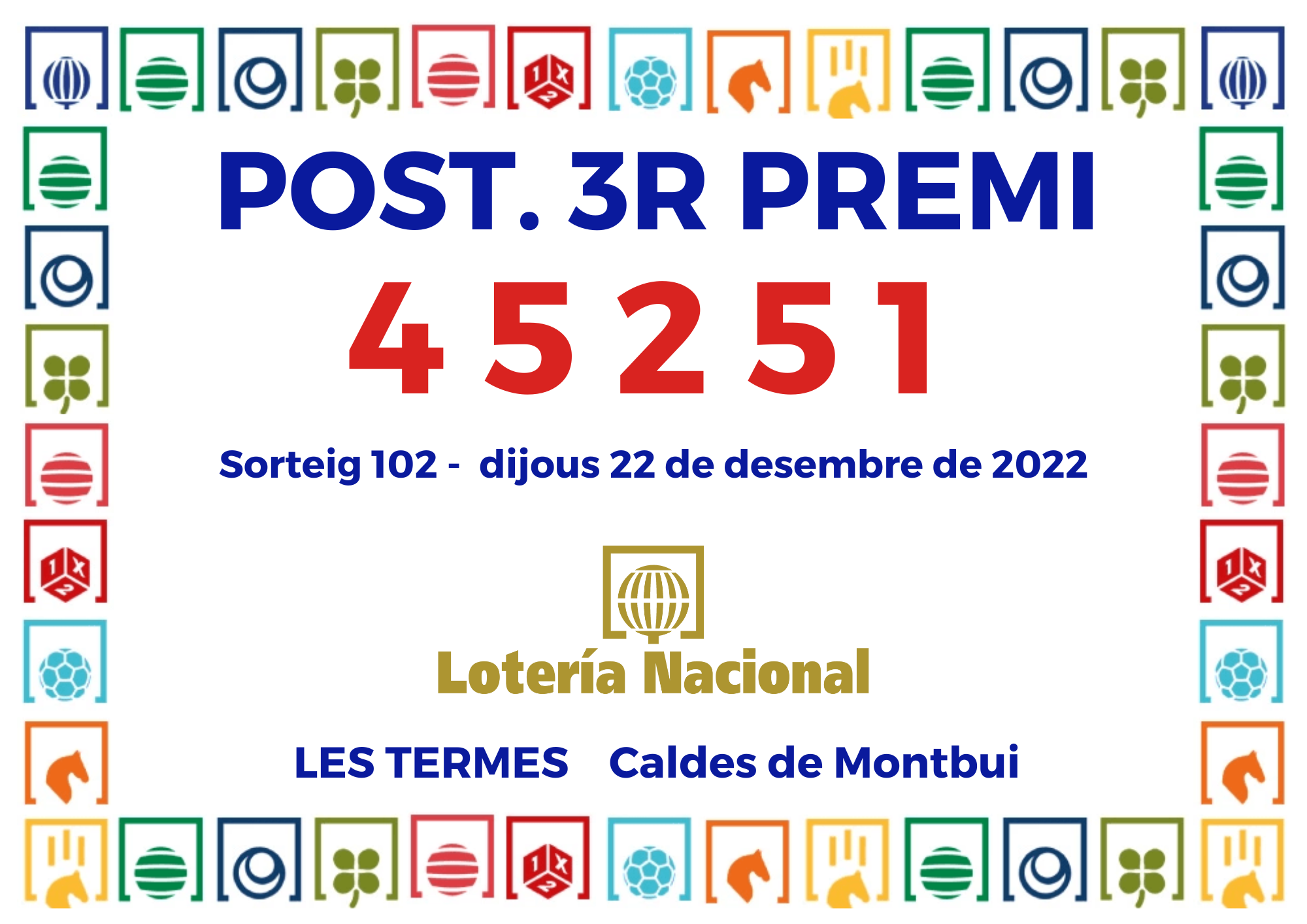 Premio 22/12/2022