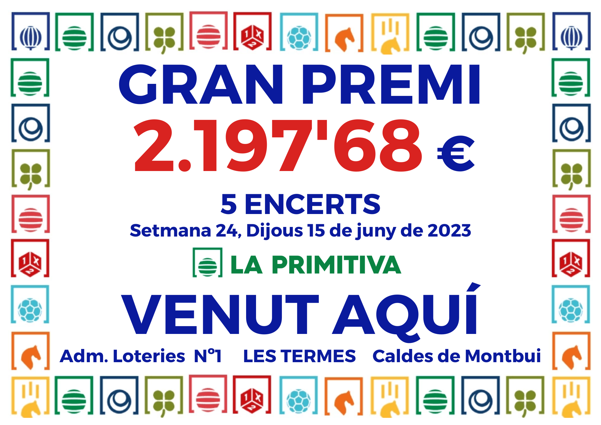 Premio 15/06/2023