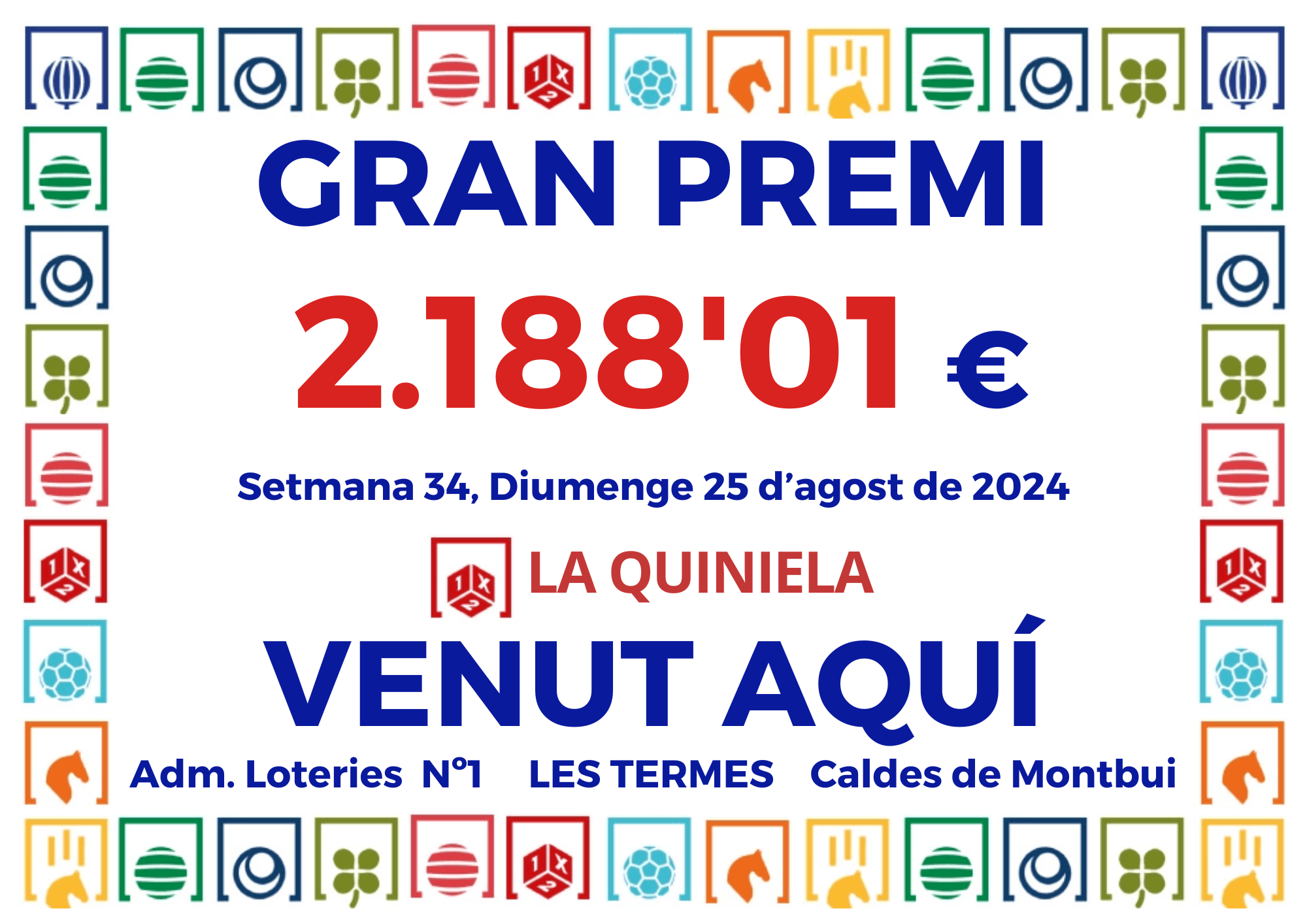 Premio 25/08/2024